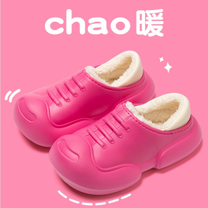 Cotton Slippers Women'S Household Indoor Warm Home Shoes Couple Slippers Men'S Winter Home Shoes Manufacturers - Image 1